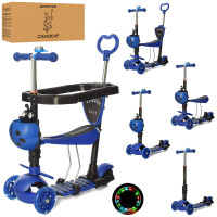 Самокат 5в1 iTrike Maxi JR 3-027-BL (blue)